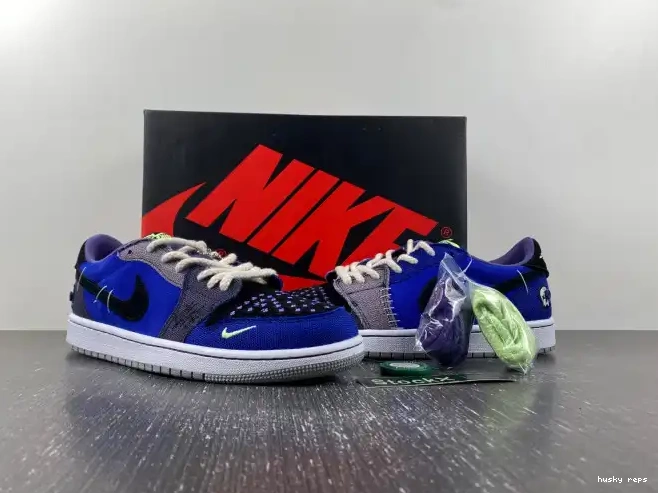 Rep Husky DZ7292-420 Retro Jordan Williamson 1 Low Zion Voodoo OG 0613